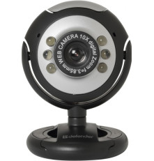 Веб-камера DEFENDER C-110, черный/серебристый