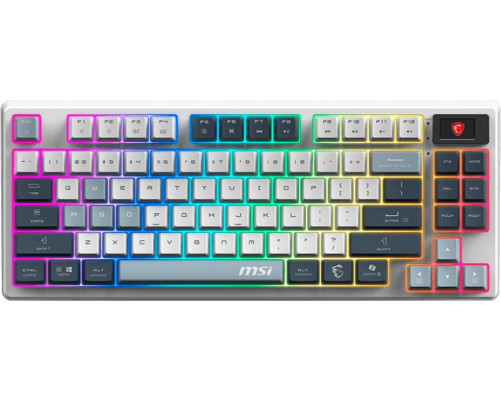 Клавиатура беспроводная игровая MSI FORGE GK600, RGB LED, 4000 mA/h, белый/серый/черный Клавиатура беспроводная игровая MSI FORGE GK600, RGB LED, 4000 mA/h, белый/серый/черный