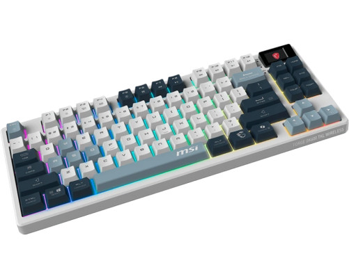 Клавиатура беспроводная игровая MSI FORGE GK600, RGB LED, 4000 mA/h, белый/серый/черный Клавиатура беспроводная игровая MSI FORGE GK600, RGB LED, 4000 mA/h, белый/серый/черный