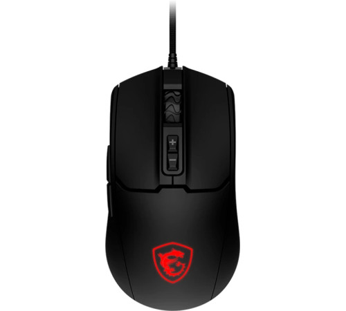 Мышь проводная игровая MSI FORGE GM100, 7 кнопок, 6400 dpi, подсветка, черный