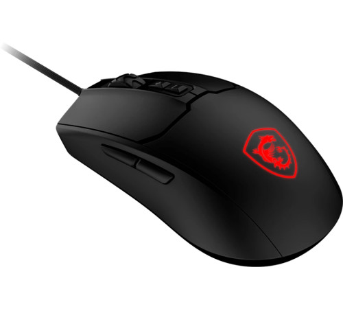 Мышь проводная игровая MSI FORGE GM100, 7 кнопок, 6400 dpi, подсветка, черный