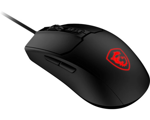 Мышь проводная игровая MSI FORGE GM100, 7 кнопок, 6400 dpi, подсветка, черный Мышь проводная игровая MSI FORGE GM100, 7 кнопок, 6400 dpi, подсветка, черный