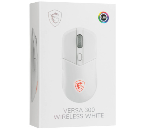 Мышь беспроводная игровая MSI VERSA 300, белый