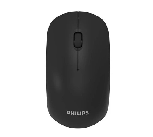 Мышь беспроводная Philips SPK7315, 2.4 GHz, 3 кнопки, 1600 dpi, бесшумная, черный
