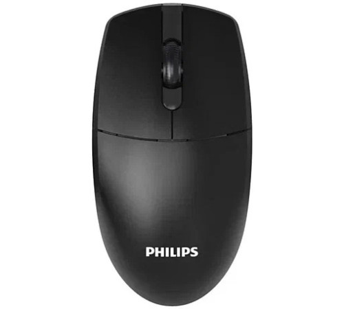 Мышь беспроводная Philips SPK7347, 2.4 GHz , 3 кнопки, 1600 dpi, черный