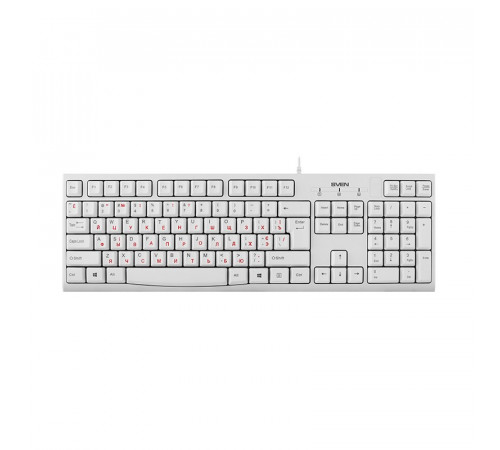 Клавиатура проводная SVEN Standard KB-S300, USB, серый