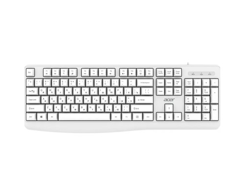 Клавиатура проводная Acer OKW301, USB, белый Клавиатура проводная Acer OKW301, USB, белый