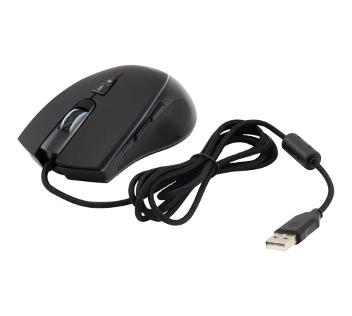 Мышь проводная игровая ACER OMW131, USB, 6000 dpi, RGB, 6 кнопок, черный