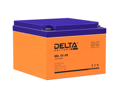 Аккумуляторная батарея Delta GEL 12-26 Аккумуляторная батарея Delta GEL 12-26