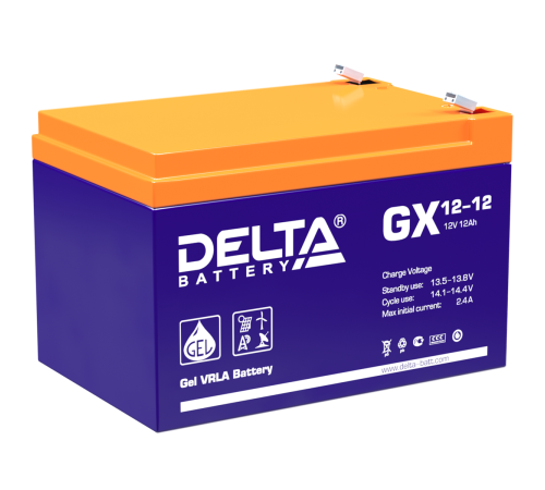 Аккумуляторная батарея Delta GX 12-12