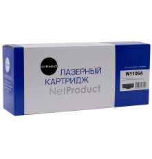 Картридж NetProduct (N-W1106A) для HP Laser 107a/107r//MFP135a/135r/135w/137, (1000 стр.) (с чипом) 