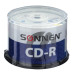 Диски CD-R SONNEN 700 Mb 52x Cake Box, КОМПЛЕКТ 50 шт.