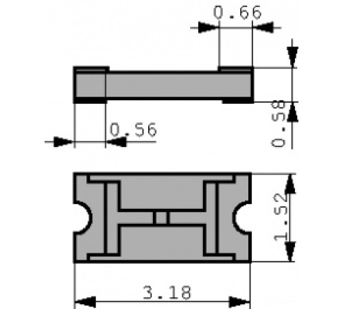 Предохранитель плавкий 0466001.NR