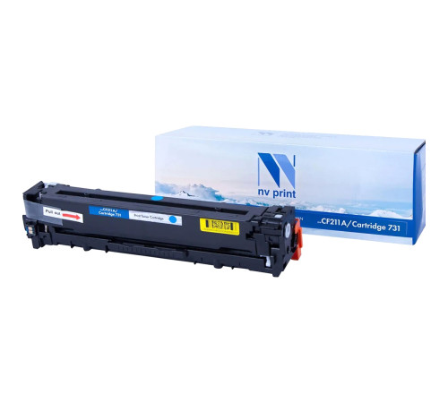 Тонер-картридж NVP NV-CF211A/NV-731 универсальный для HP/Canon LaserJet Pro 200 color MFP M276n/ MFP M276nw/ 200 M251n/ M251nw/ LBP 7100 i-Sensys 7100CN/ 7110/ 7110CW/ MF 623CN/ 628CW/ 8230/ 8230CN/ 8280/ 8280CW, голубой (1800 стр.)