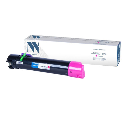 Тонер-картридж NVP NV-106R01524 для Xerox Phaser 6700, пурпурный (12000 стр.)