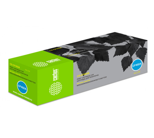 Картридж Cactus CS-CF402A CF402A для HP CLJ M252/252N/252DN/252DW/M277n, желтый (1400 стр.)