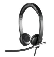 Гарнитура проводная Logitech H650E, USB, Stereo, черный