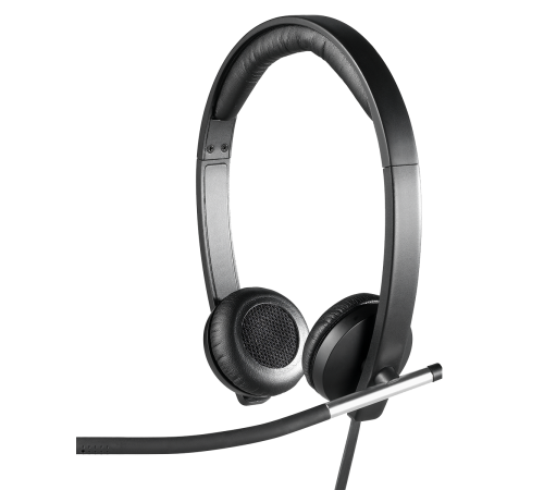 Гарнитура проводная Logitech H650E, USB, Stereo, черный