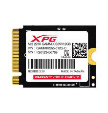 Твердотельный накопитель ADATA GAMMIX S55, 512GB, M.2(22x30mm)
