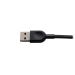 Гарнитура проводная Logitech H540, USB, черный