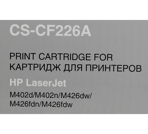 Картридж Cactus CS-CF226A CF226A для HP LJ Pro MFP M426dw/M426fdw/M426fdn/M402dn/M402n/M402d/M402dw (3100 стр.)