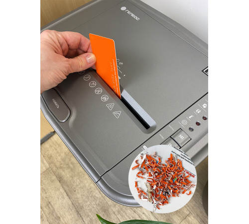 Уничтожитель документов ГЕЛЕОС АП23-5, серый/черный