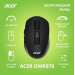 Мышь беспроводная Acer OMR070, 6 кнопок, 1600 dpi, BT, черный