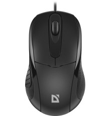 Мышь проводная Defender Standard MB-580, 3 кнопки, 1000 dpi, черный