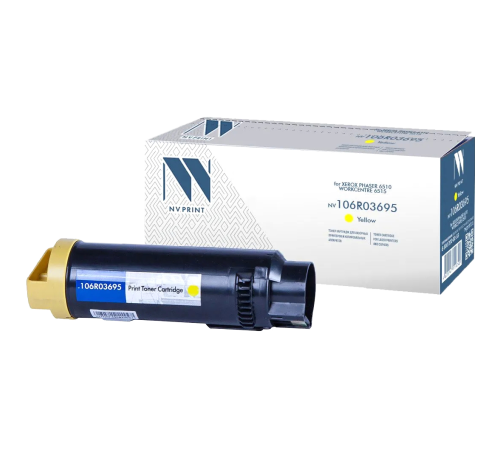 Тонер-картридж NVP NV-106R03695 для Xerox Phaser 6510/WorkCentre 6515, желтый (4300 стр.)