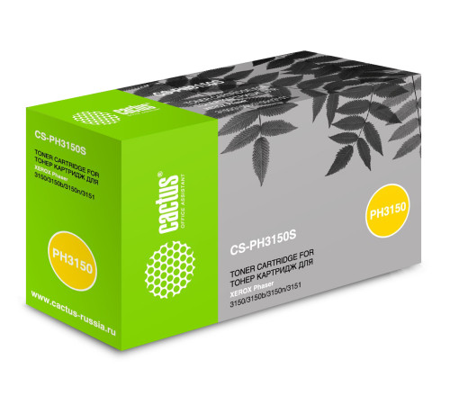 Картридж Cactus CS-PH3150S 109R00746 для Xerox Phaser 3150/3150b/3150n (3500 стр.)