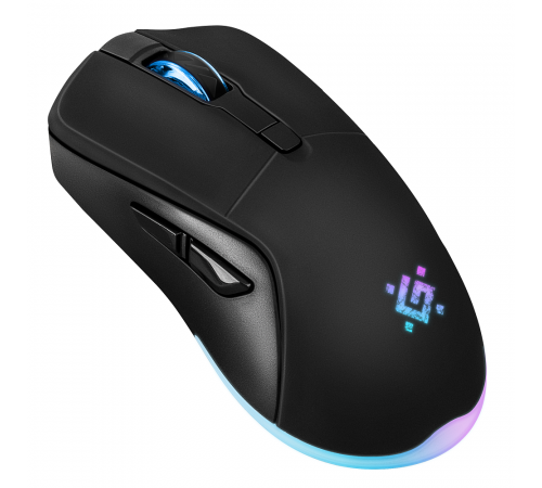 Мышь беспроводная игровая Defender Demon GM-534, 6 кнопок, 2.4G, 3200dpi, 500 мАч, черный