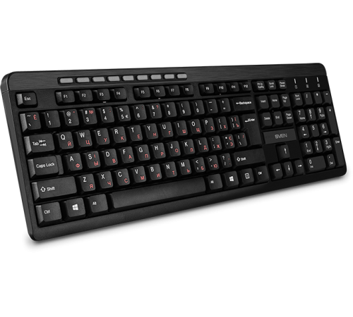 Комплект (клавиатура/мышь) беспроводной SVEN KB-C3400W, черный