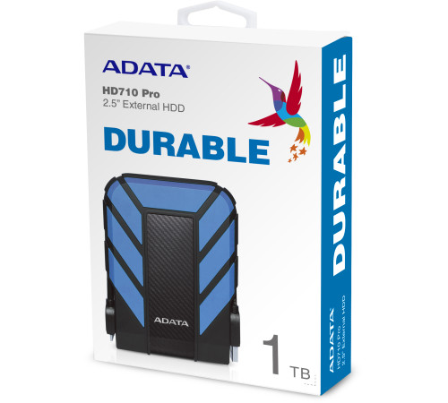 Внешний жесткий диск 1TB ADATA HD710 Pro, USB 3.1, синий/черный