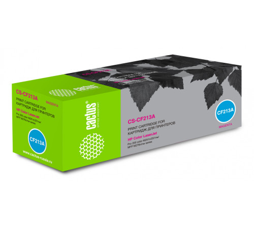 Картридж Cactus CS-CF213A CF213A для HP LJ Pro 200 M251/M276, пурпурный (1800 стр.)