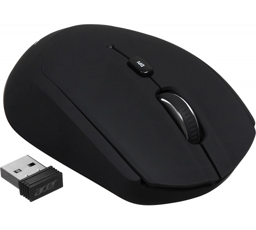 Мышь беспроводная ACER OMR050, 1600 dpi, 6 кнопок, черный