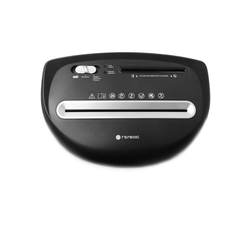 Уничтожитель документов ГЕЛЕОС УП23-4, черный/серебристый