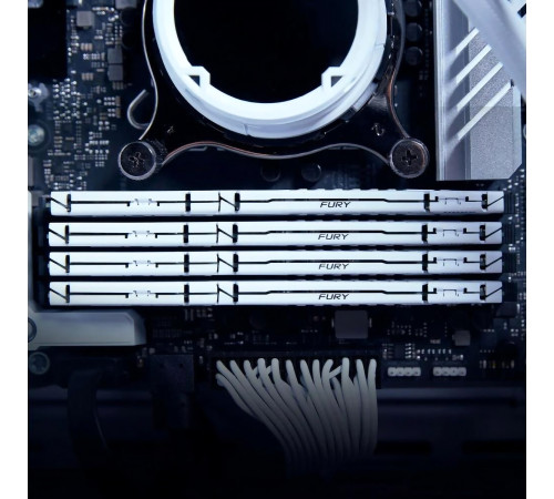 Модуль оперативной памяти Kingston 32GB FURY Beast White EXPO DDR5 6000MhzMHz DIMM CL36