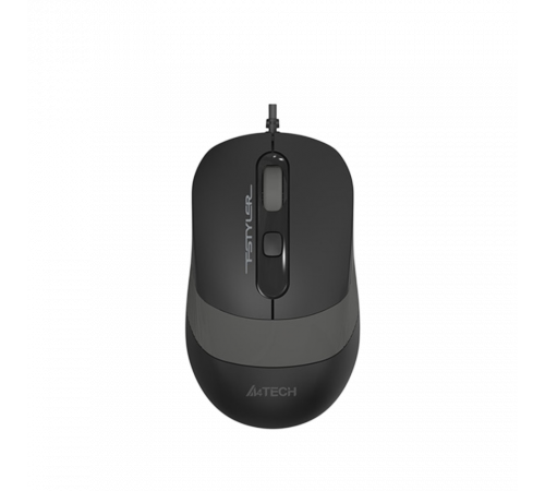 Мышь проводная A4Tech Fstyler FM10, 1600 dpi, USB, 4 кнопки, черный/серый