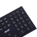 Клавиатура беспроводная Acer OKR010, slim, мультимедийная, черный