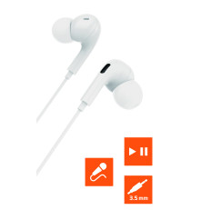 Наушники проводные GoPower GPHP06, белый