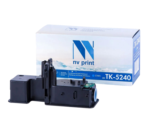 Тонер-картридж NVP NV-TK-5240 для Kyocera Ecosys P5026cdn/P5026cdw/M5526cdn/M5526cdw, голубой (3000 стр.)