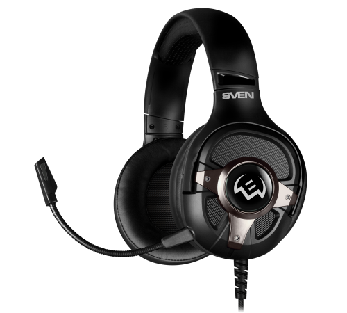 Гарнитура проводная игровая SVEN AP-U1100MV, черный (USB, RGB, 7.1)