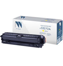 Тонер-картридж NVP NV-CE272A для HP Color LaserJet CP5525dn/ CP5525n/ CP5525xh/ M750dn/ M750n/ M750xh, желтый (15000 стр.)