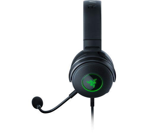 Гарнитура проводная игровая Razer Kraken V3 Hypersense, черный