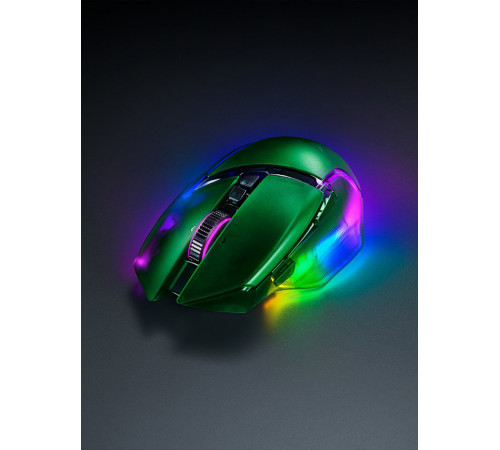 Мышь беспроводная игровая Razer Basilisk V3 Pro 35K - Phantom Green Ed., зеленый