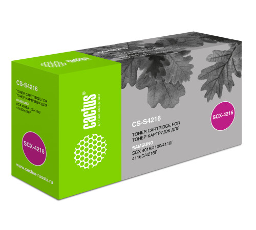 Картридж лазерный Cactus CS-S4216 SCX-4216D3 для Samsung SCX-4016/4116/4216/4216F (3000 стр.)