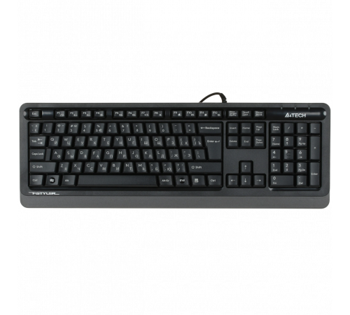 Клавиатура проводная A4Tech Fstyler FKS10, USB, черный/серый