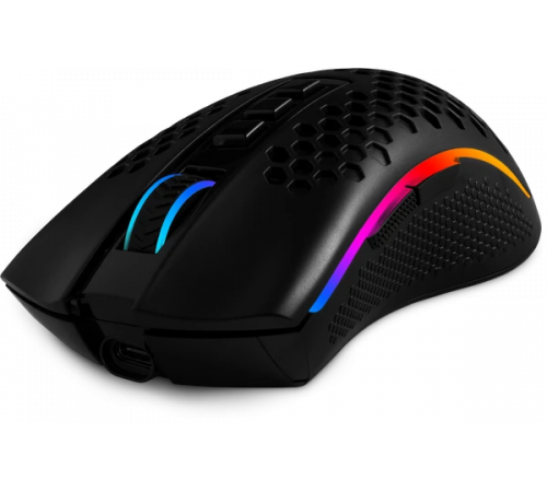 Мышь беспроводная игровая Defender Redragon Storm Pro RGB, 16000 dpi, черный
