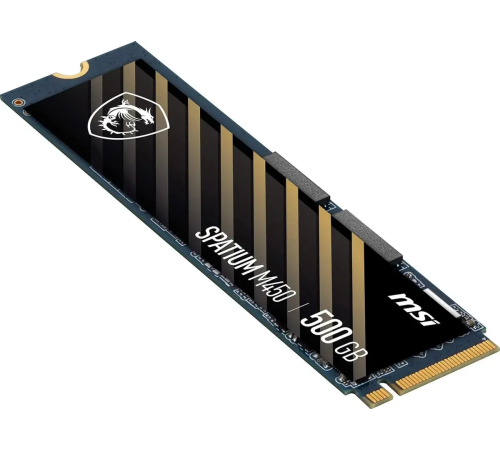 Твердотельный накопитель MSI SPATIUM M450, 500GB, M.2(22x80mm)