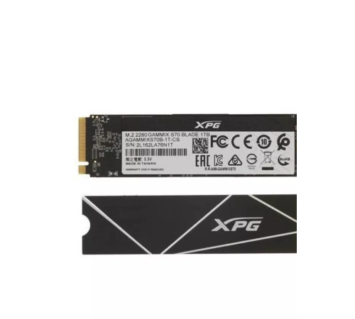 Твердотельный накопитель ADATA GAMMIX S70 BLADE, 1TB, M.2(22x80mm)
